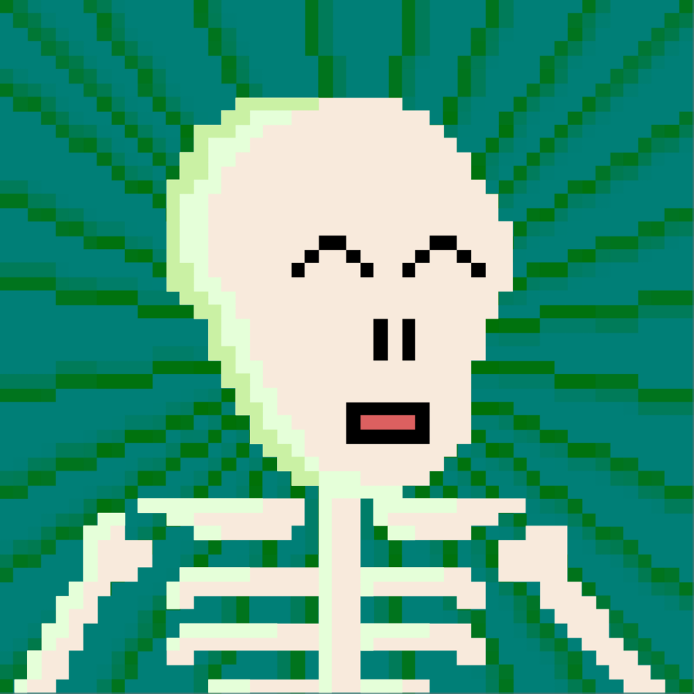 PIXEL SKULLETTI 1 #281