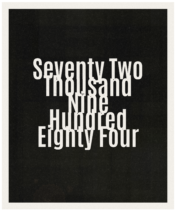 Count #72984
