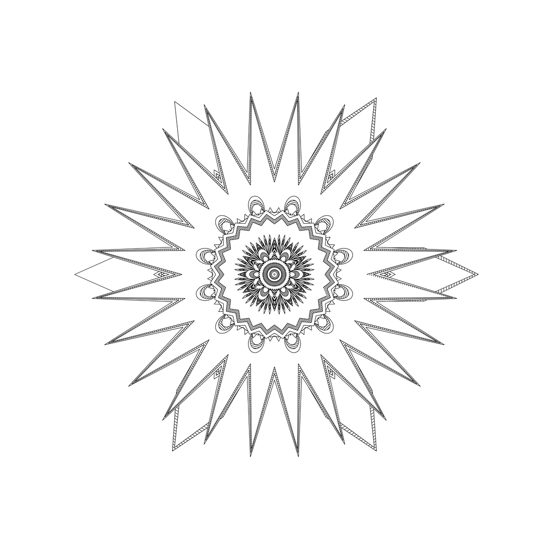 LL21 Mandala #338