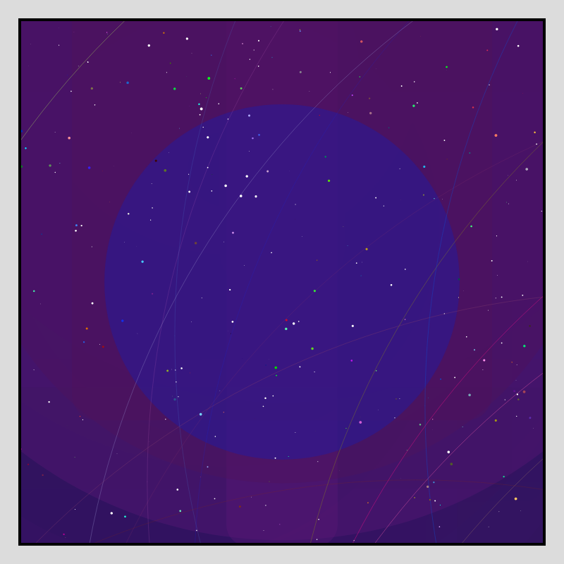 Color Field Starry B #232