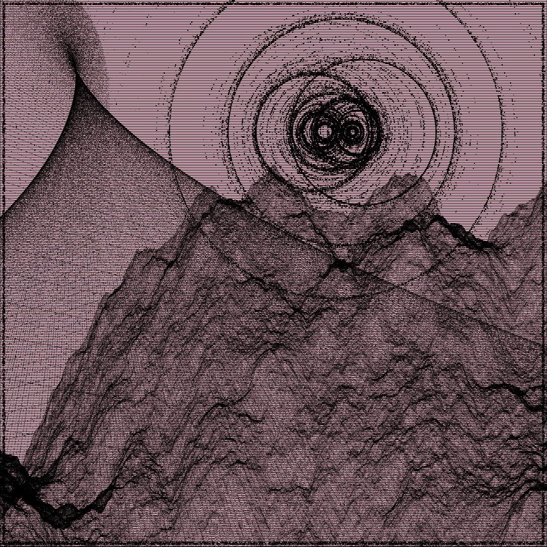 Surreal classic generative landscape