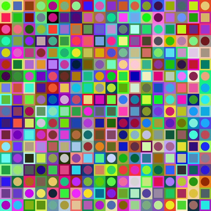 Square Dot Composition #105