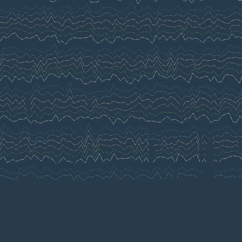 Mountains Waves and Valleys #32