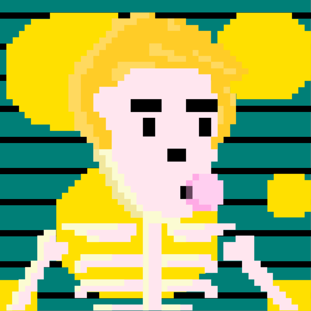 PIXEL SKULLETTI 1 #172