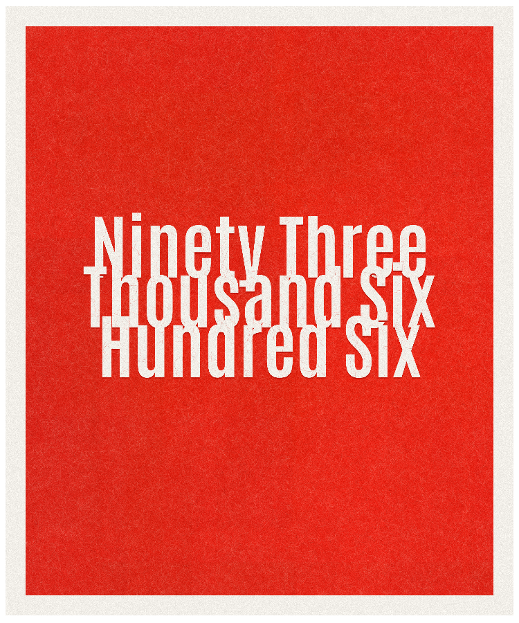 Count #93606