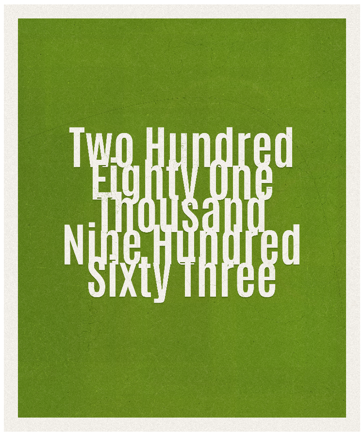 Count #281963
