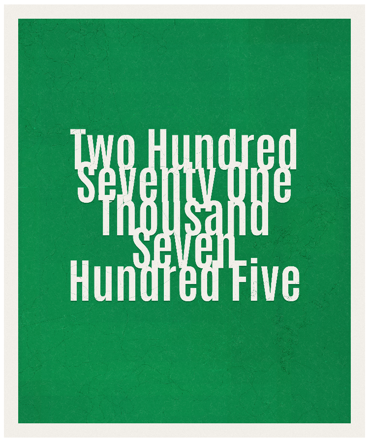 Count #271705
