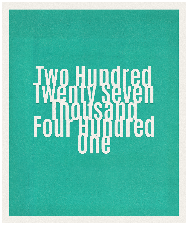 Count #227401
