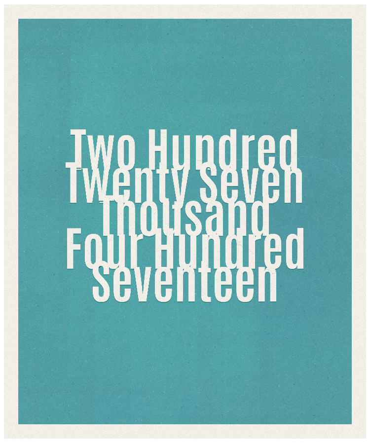 Count #227417
