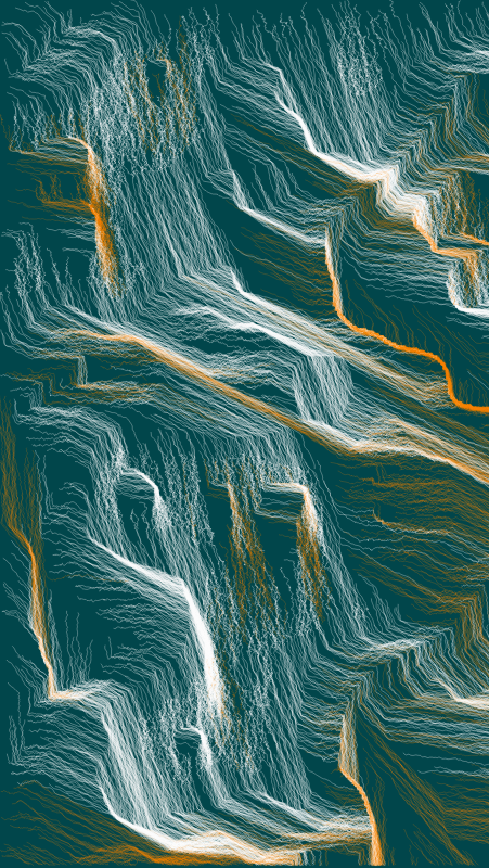 Algoscapes | Rock-face #570