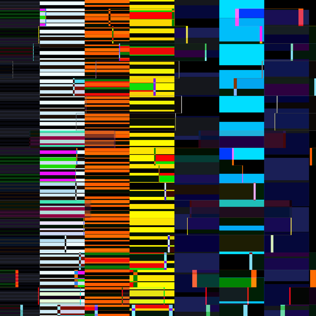 Glitchometry Stripes #13