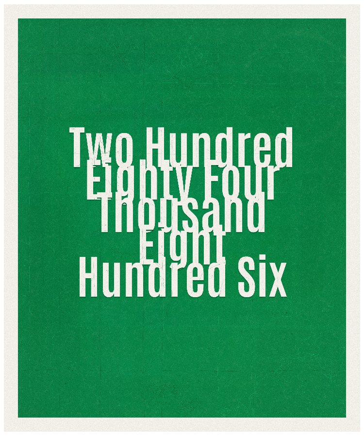 Count #284806