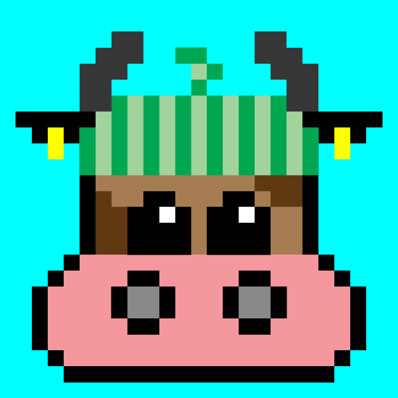 pixel cow #22