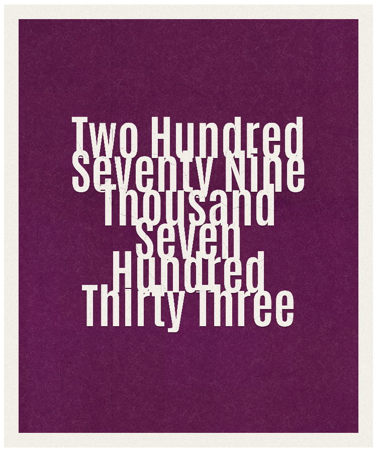 Count #279733