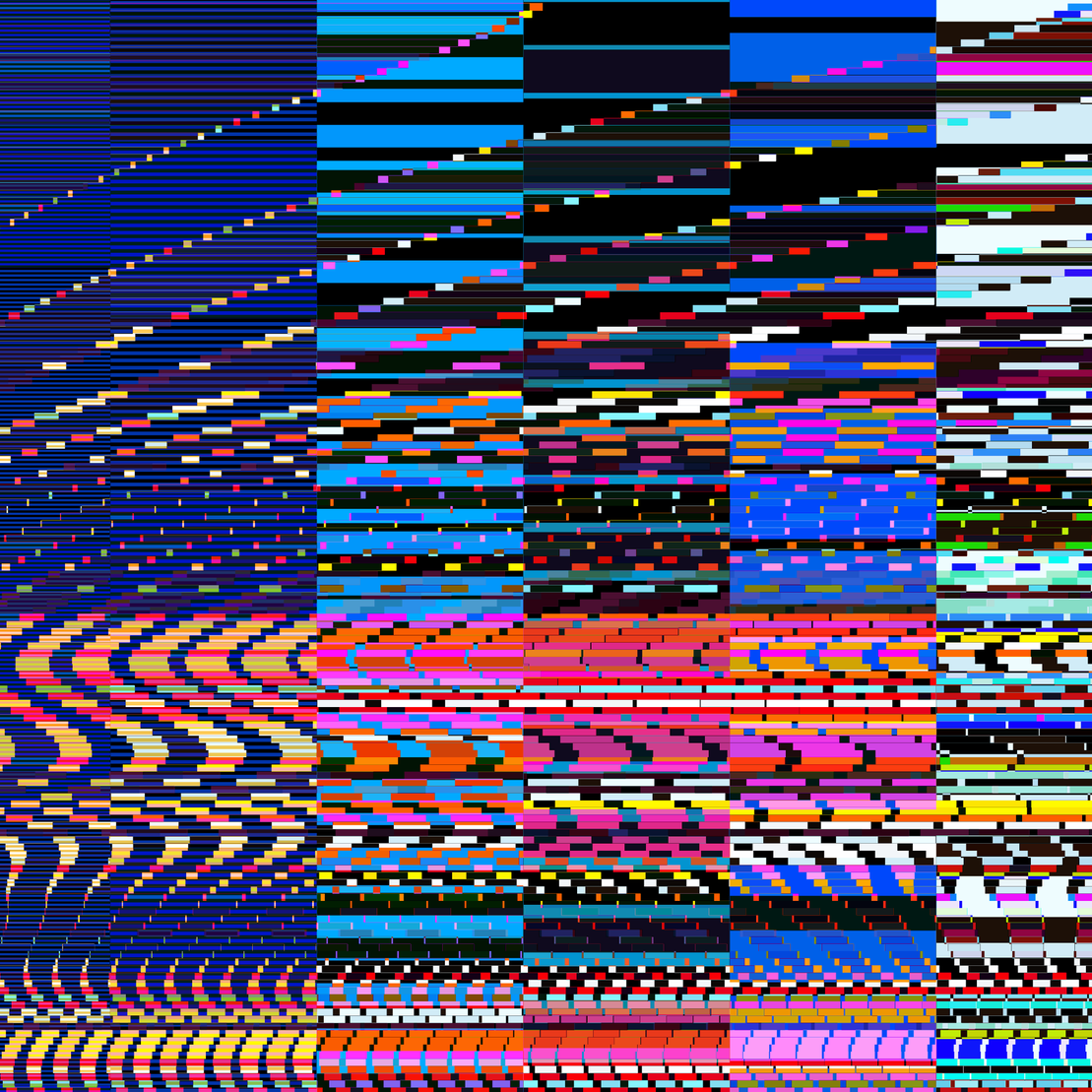 Glitchometry Stripes #111