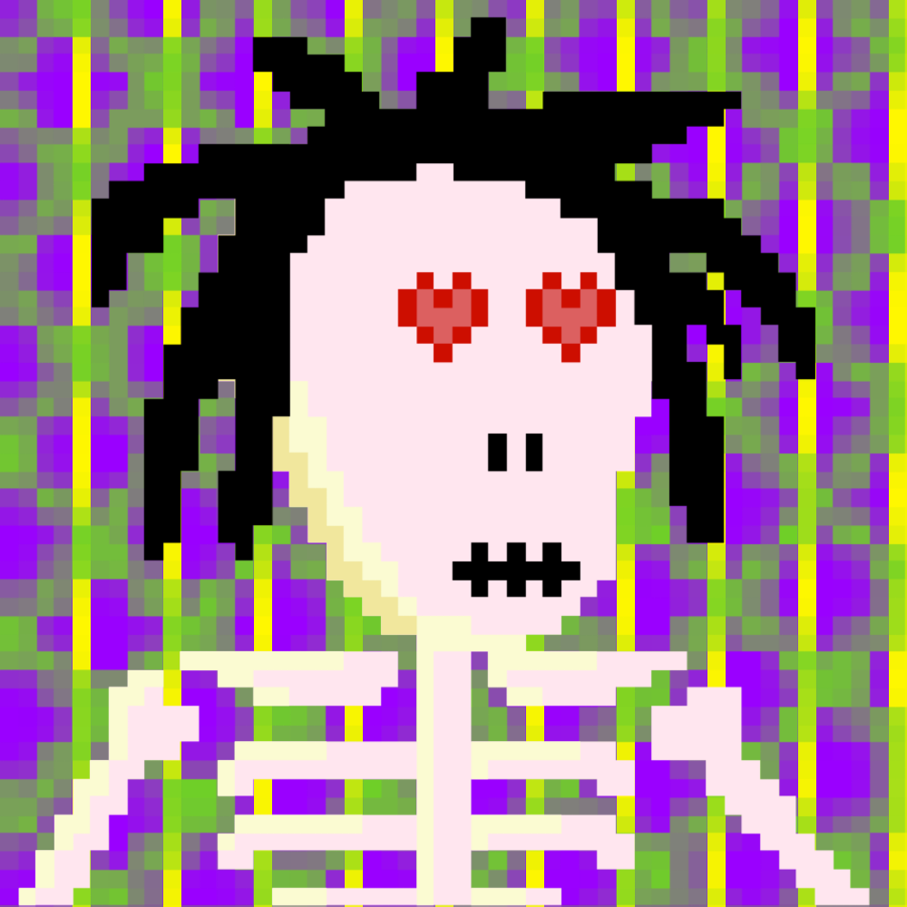 PIXEL SKULLETTI 1 #286