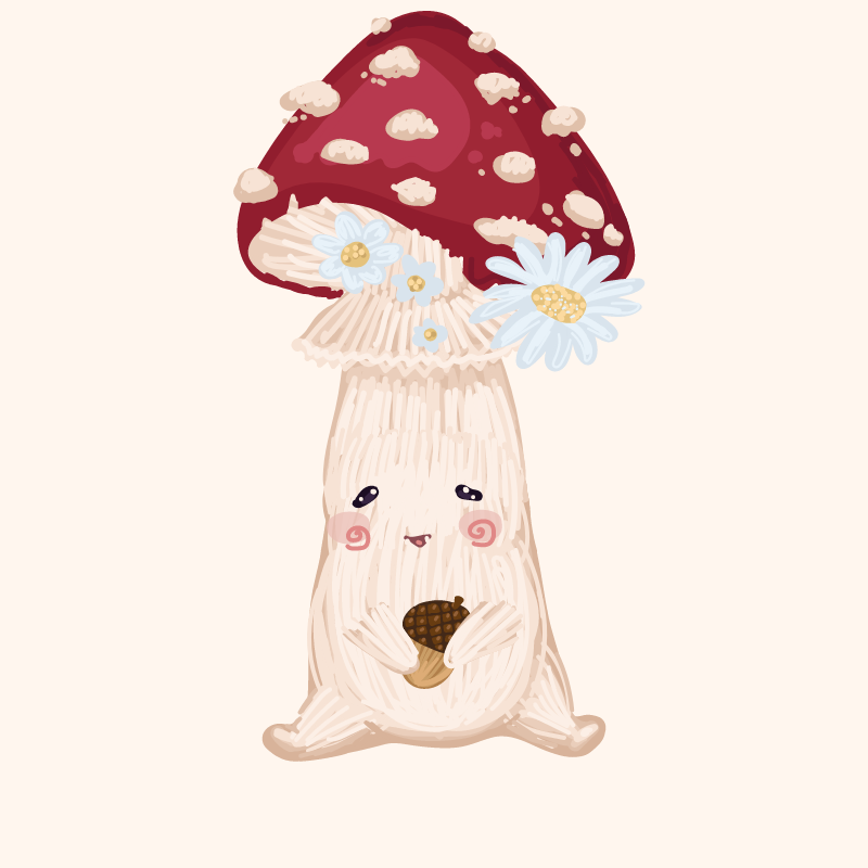 Cute Mushrooms Forest Guys #58