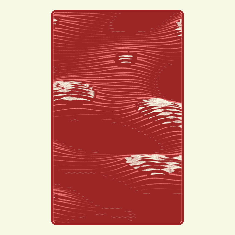 Topographic Playing Card #78