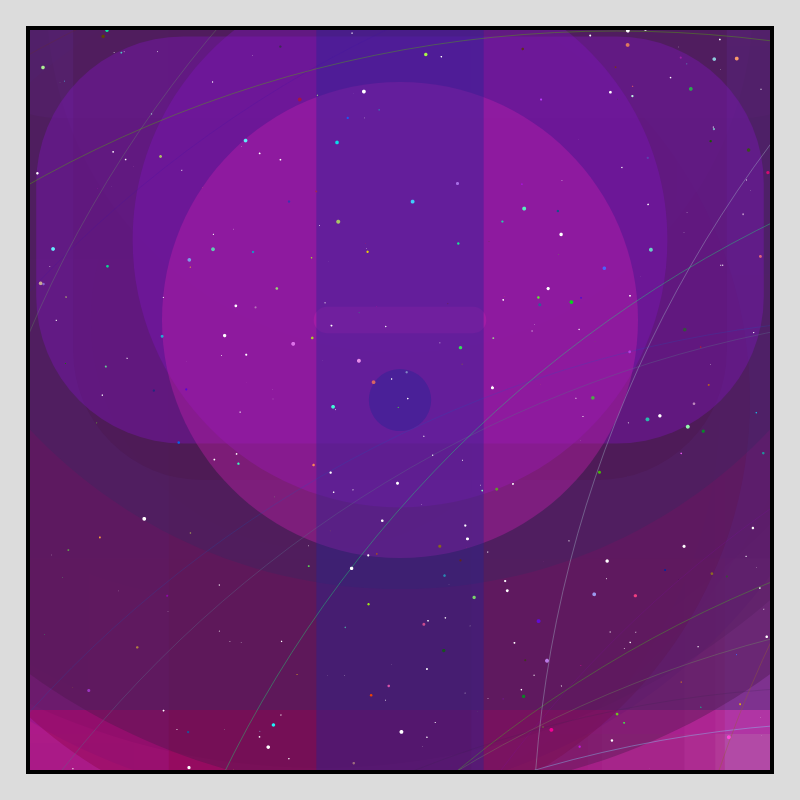 Color Field Starry B #59