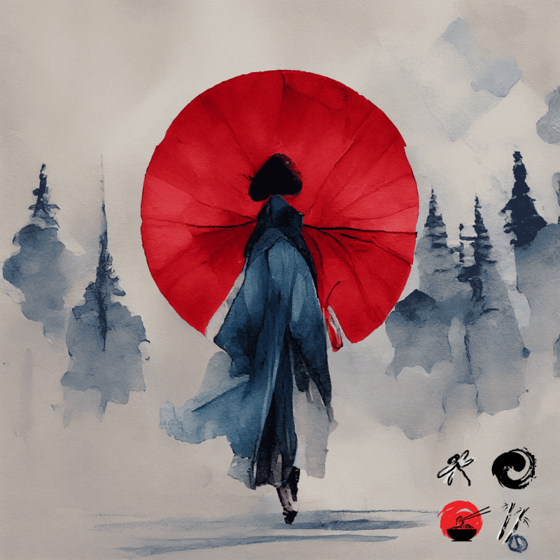 A walking geisha #11