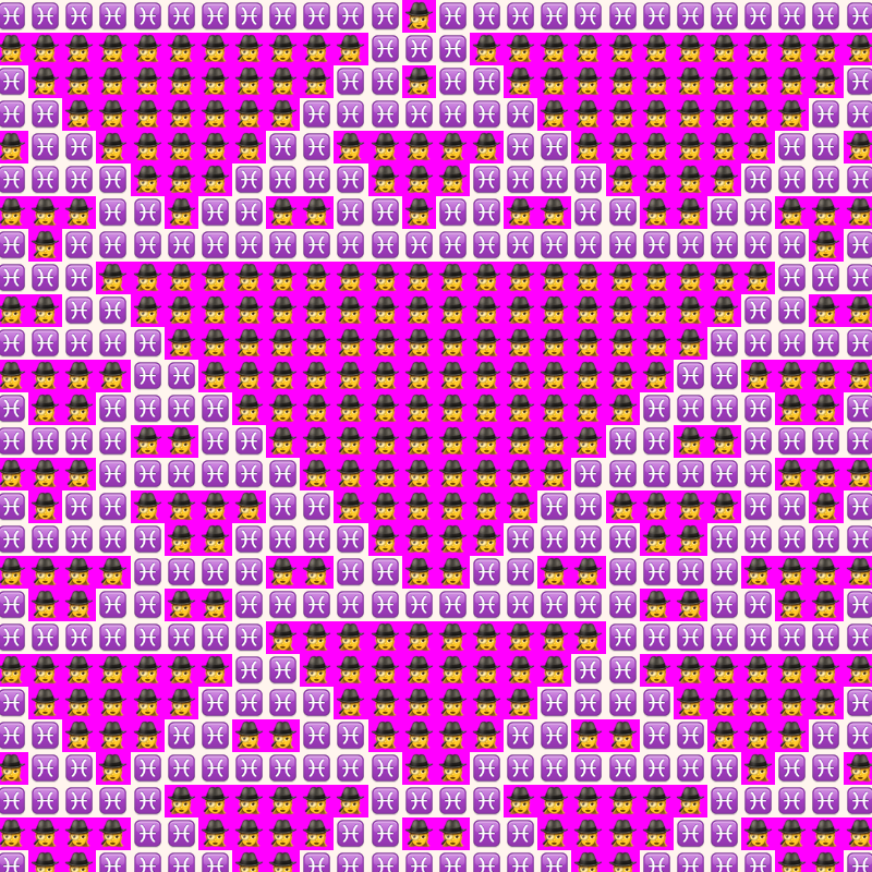 Elementary Cellular Emoji Automata #453