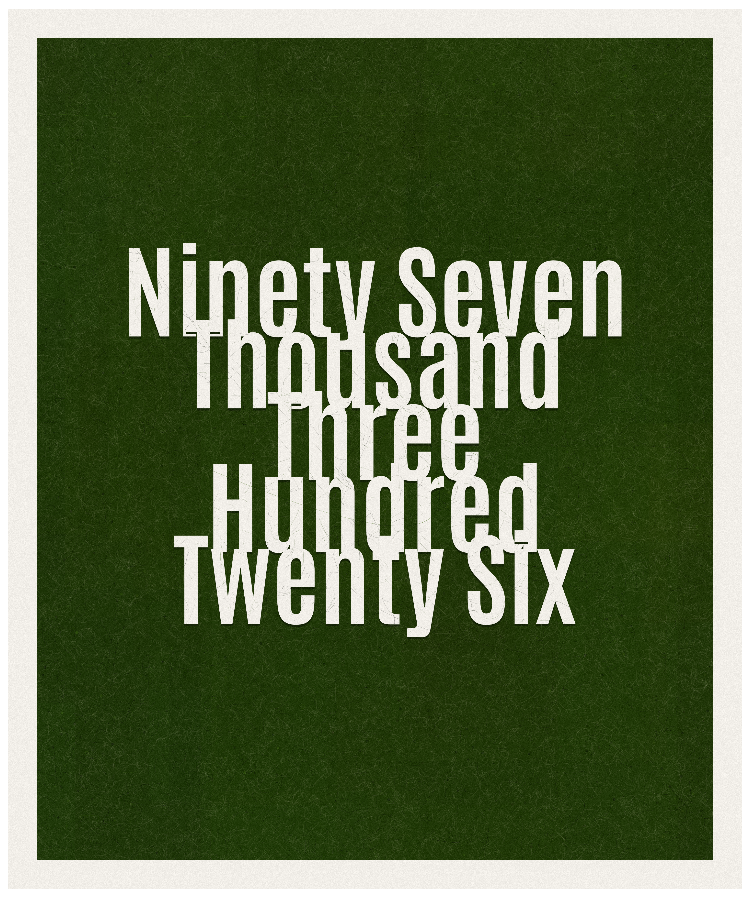 Count #97326