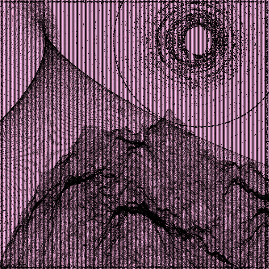 Surreal classic generative landscape #3