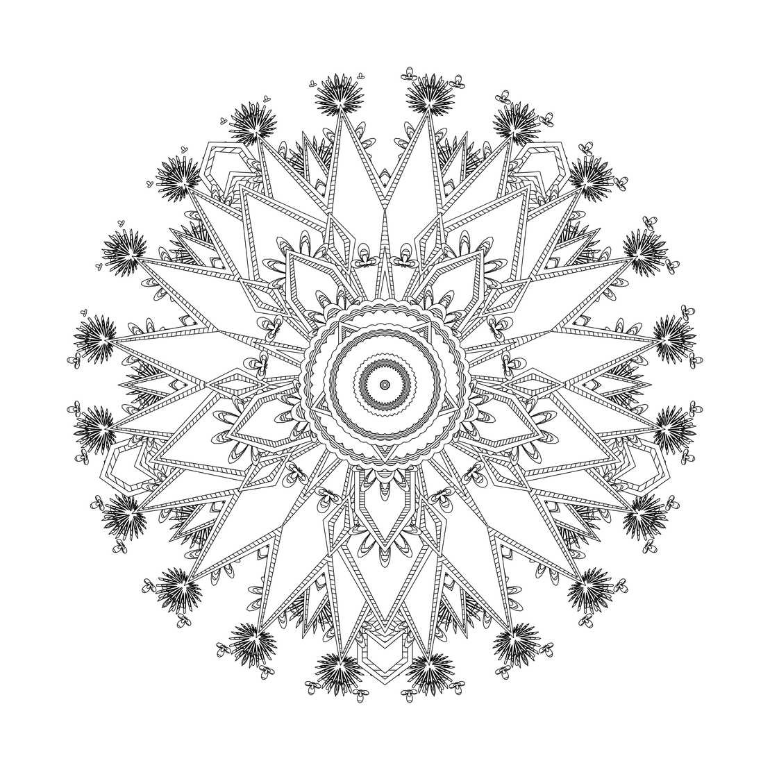 LL21 Mandala #154