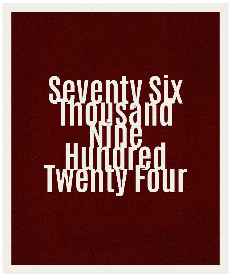 Count #76924