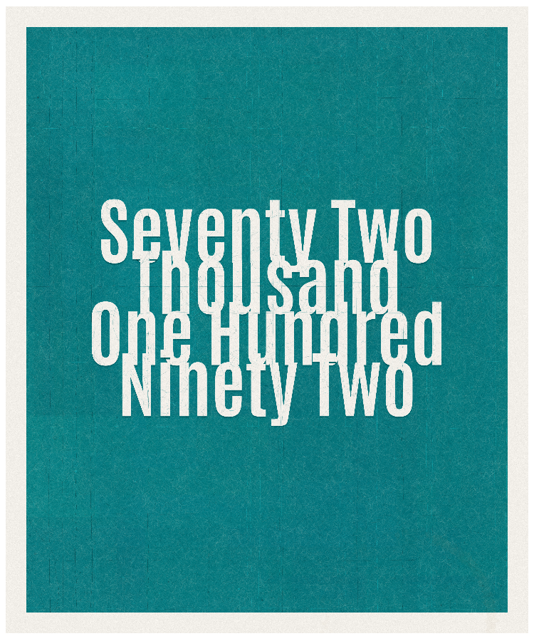 Count #72192