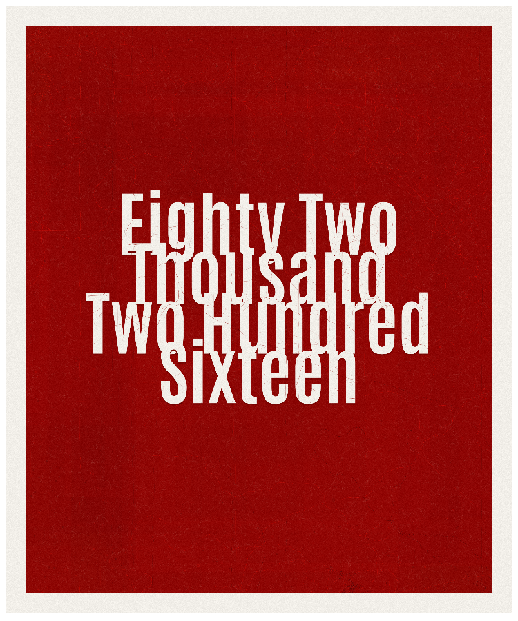 Count #82216