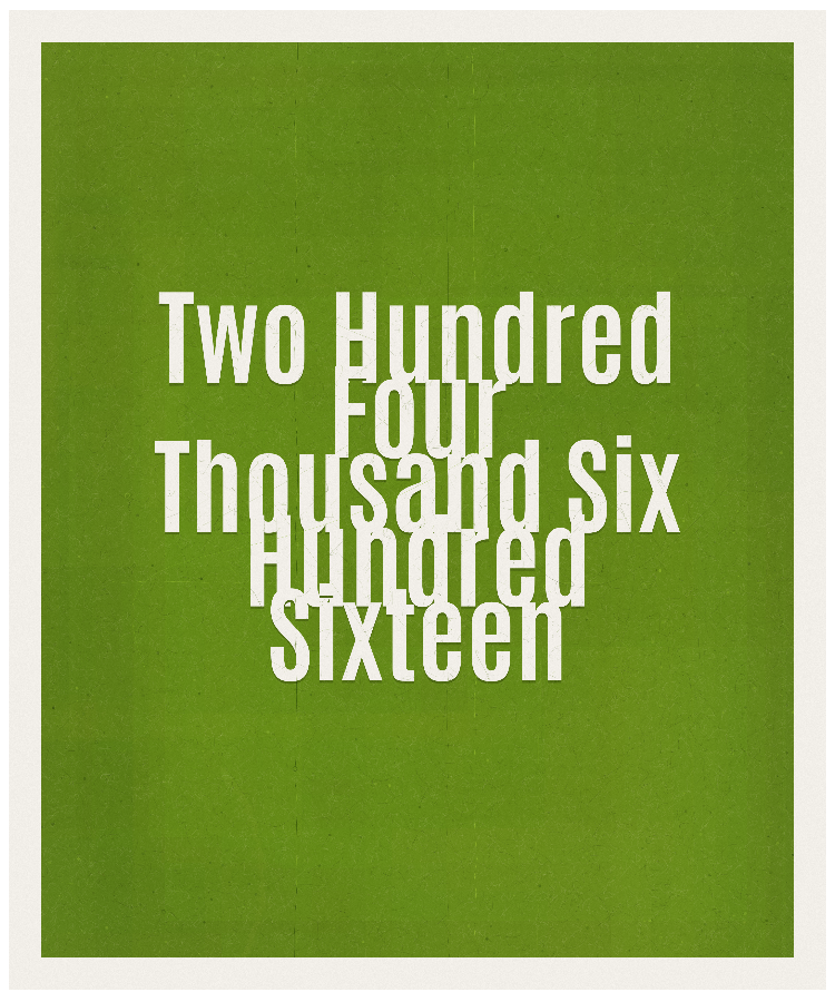 Count #204616