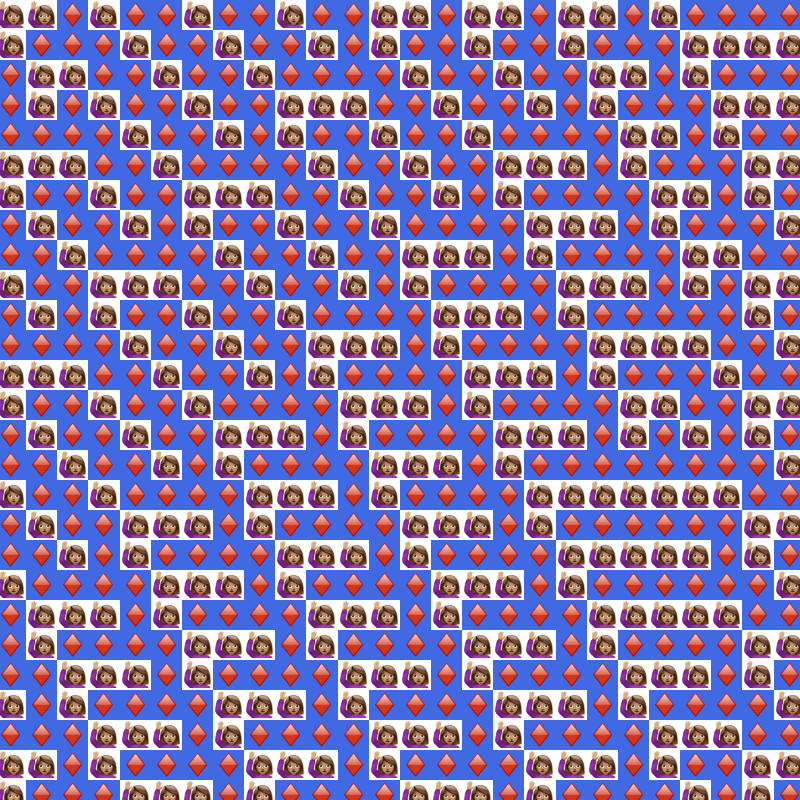 Elementary Cellular Emoji Automata #886