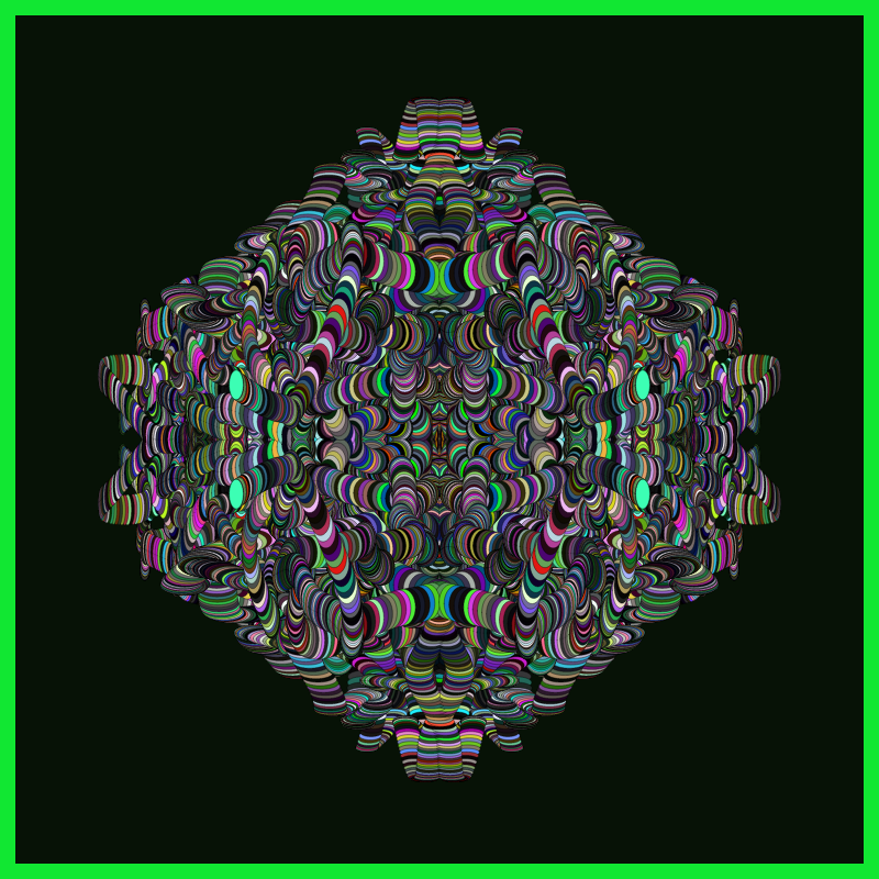 Symmetric Perlinized Ellipse #4