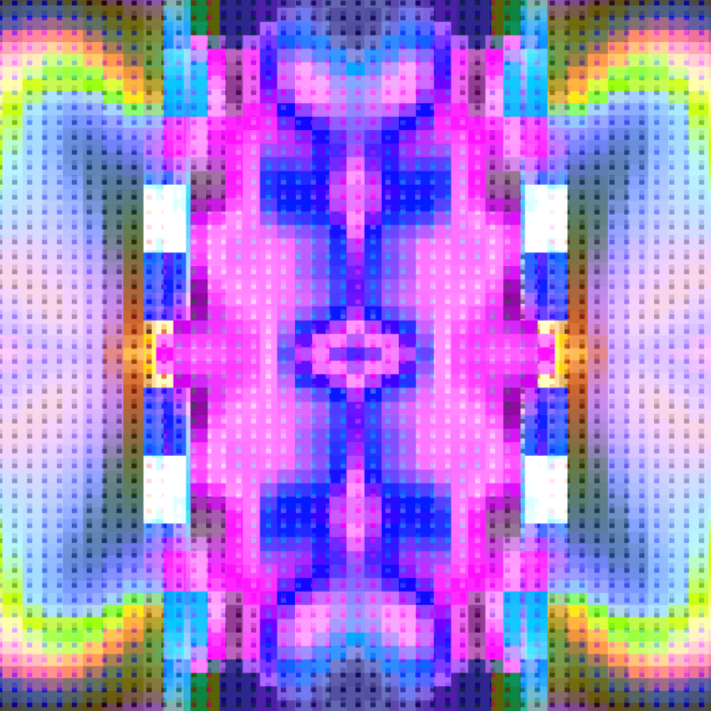 Magical Pixelated Kaleidoscope #3