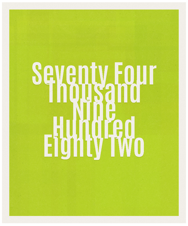 Count #74982
