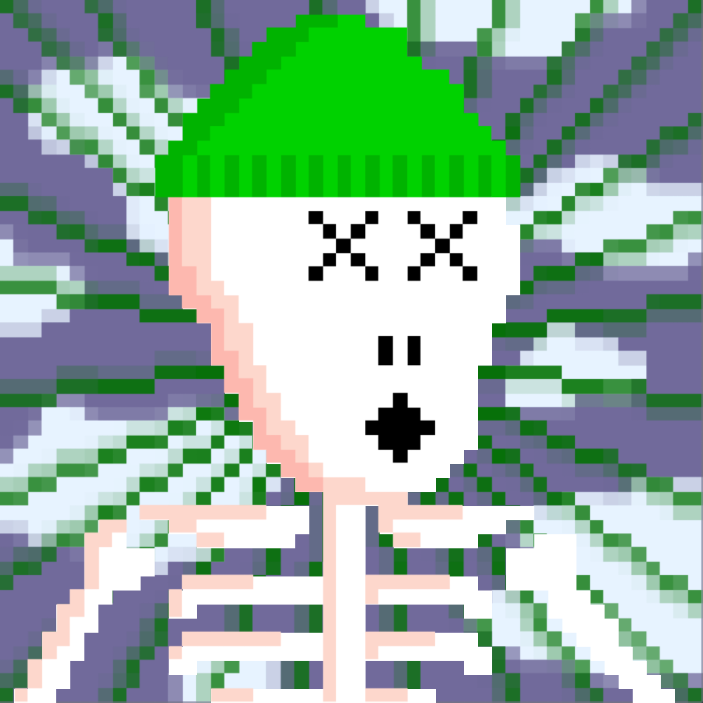 PIXEL SKULLETTI 1 #191