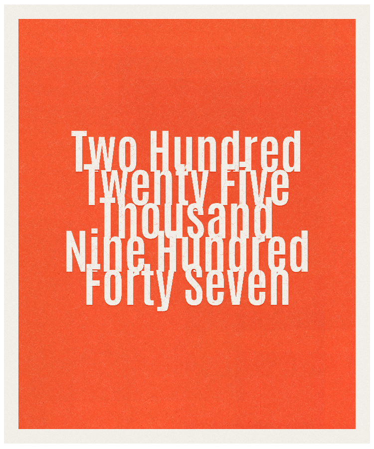 Count #225947