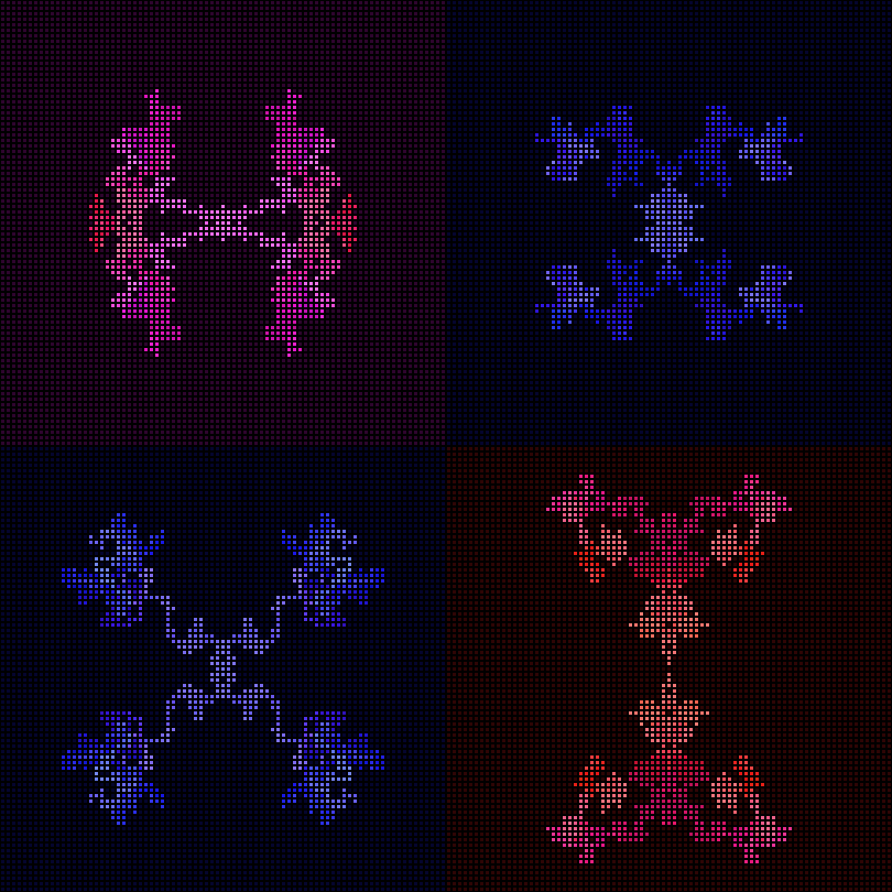 Dither Creatures 2x2 #110