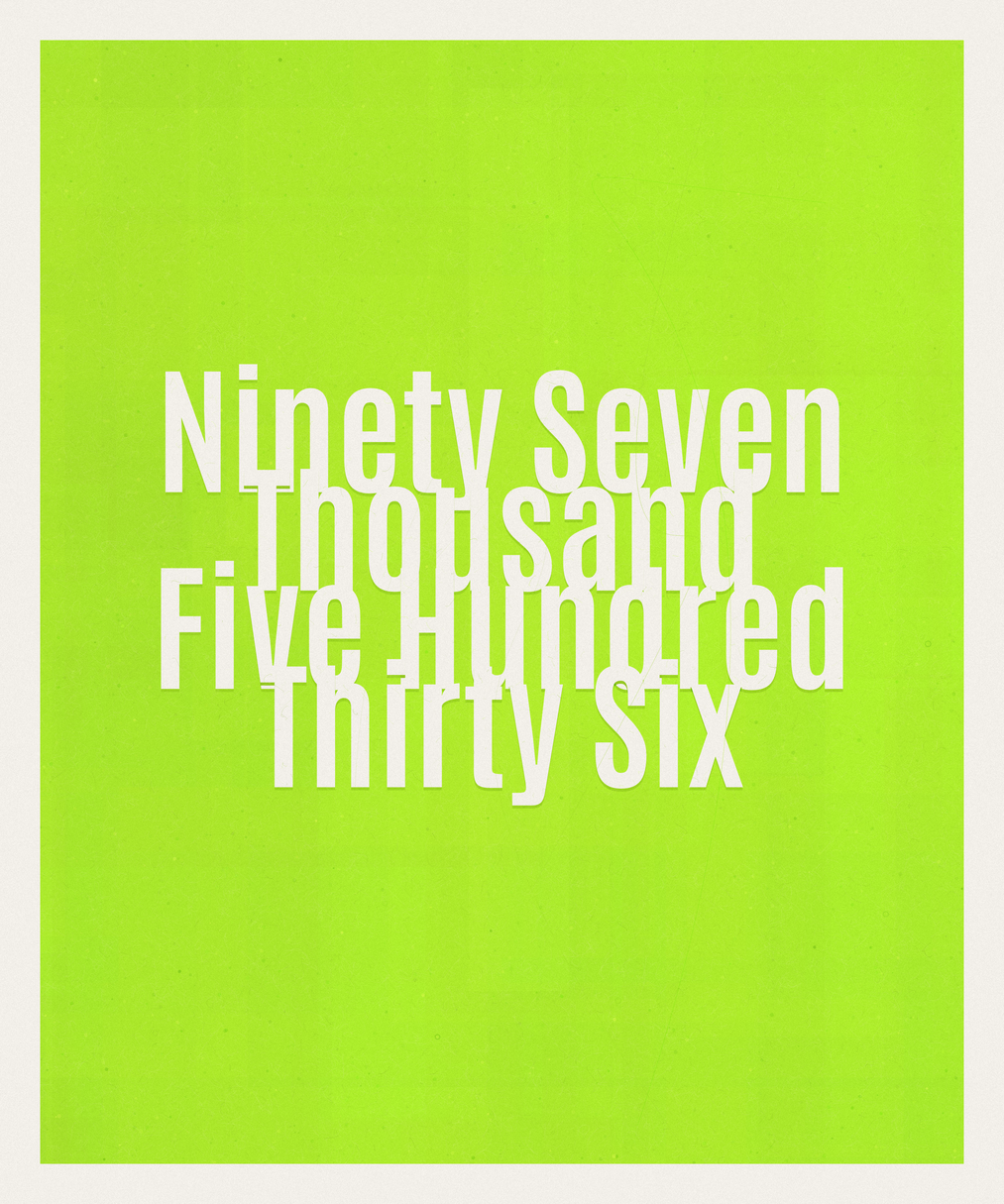 Count #97536