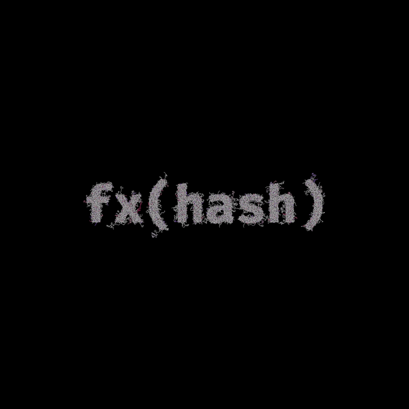 FXHASH Generative Logo #287