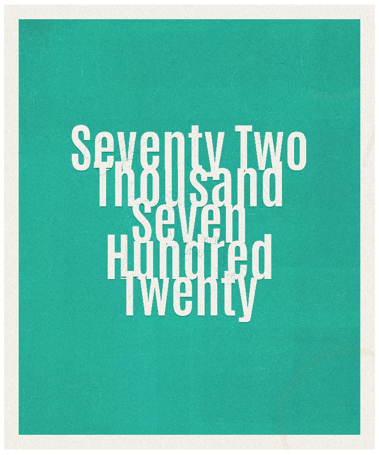 Count #72720