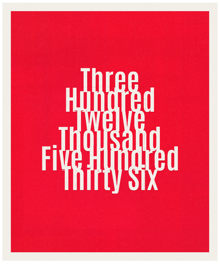 Count #312536