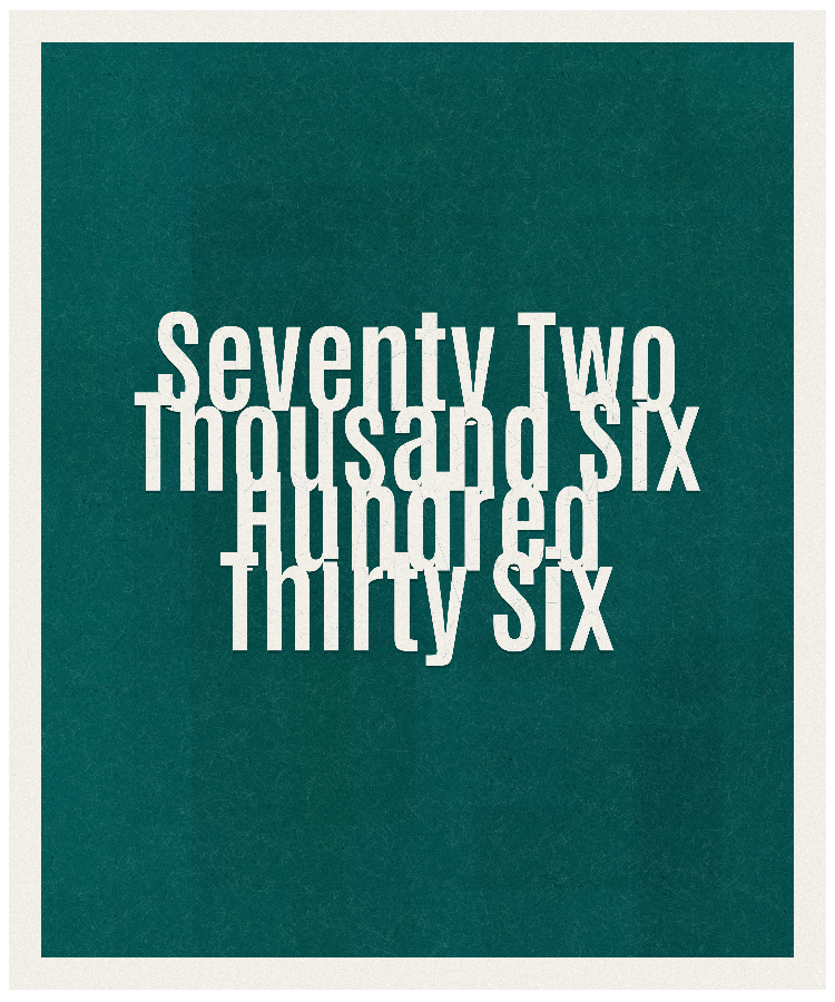 Count #72636