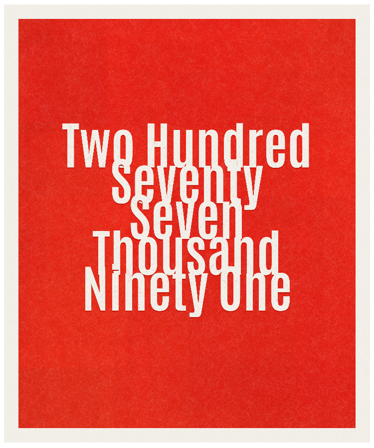 Count #277091
