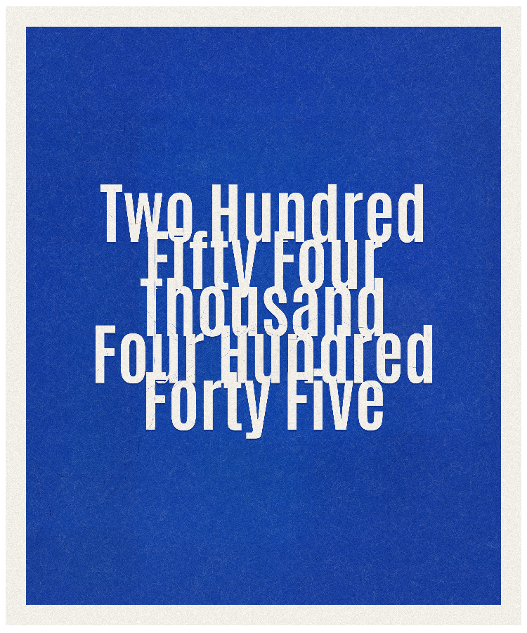 Count #254445