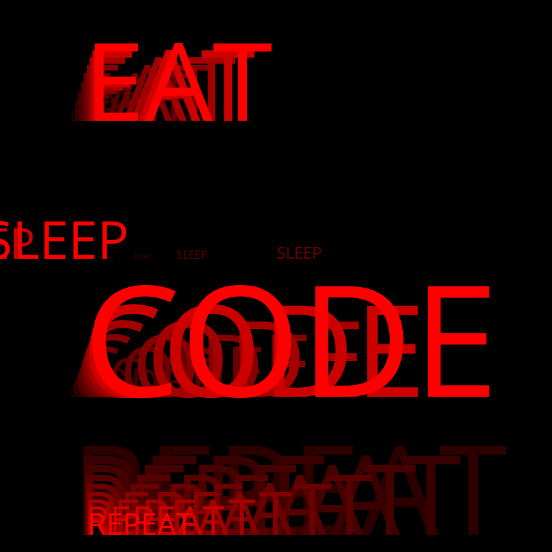 Eat Sleep Code Repeat #36