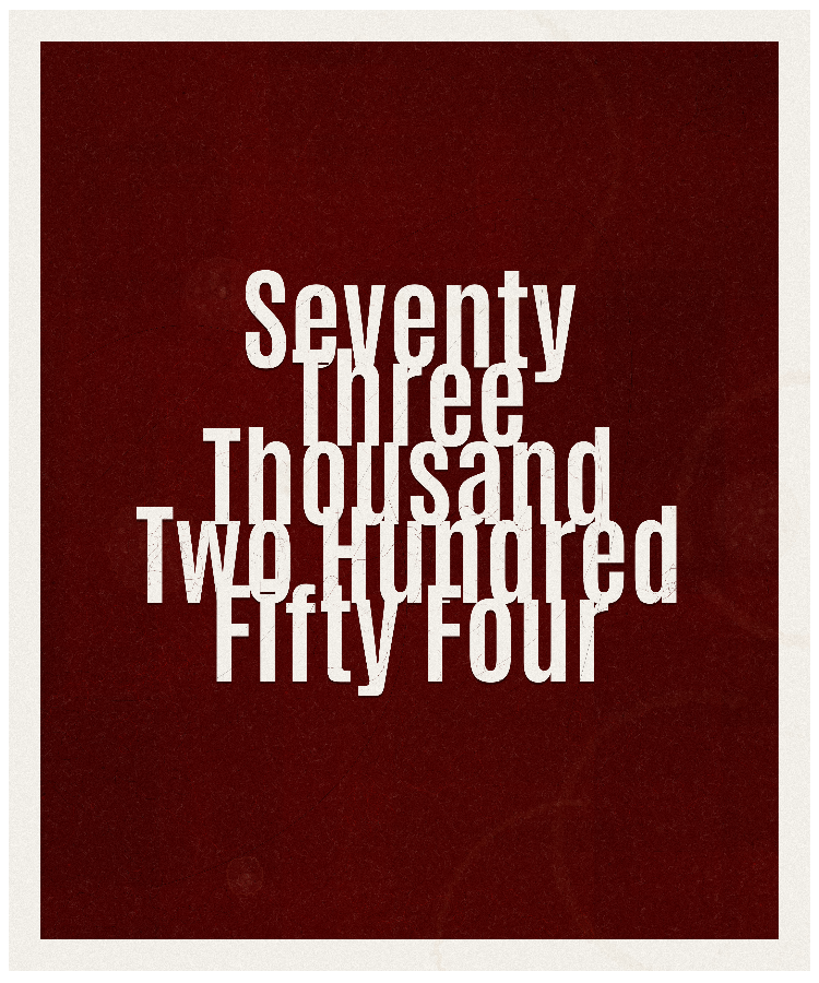 Count #73254