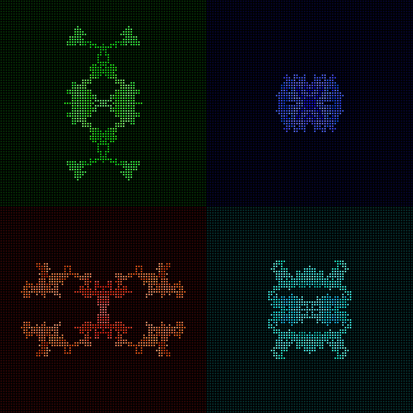 Dither Creatures 2x2 #52