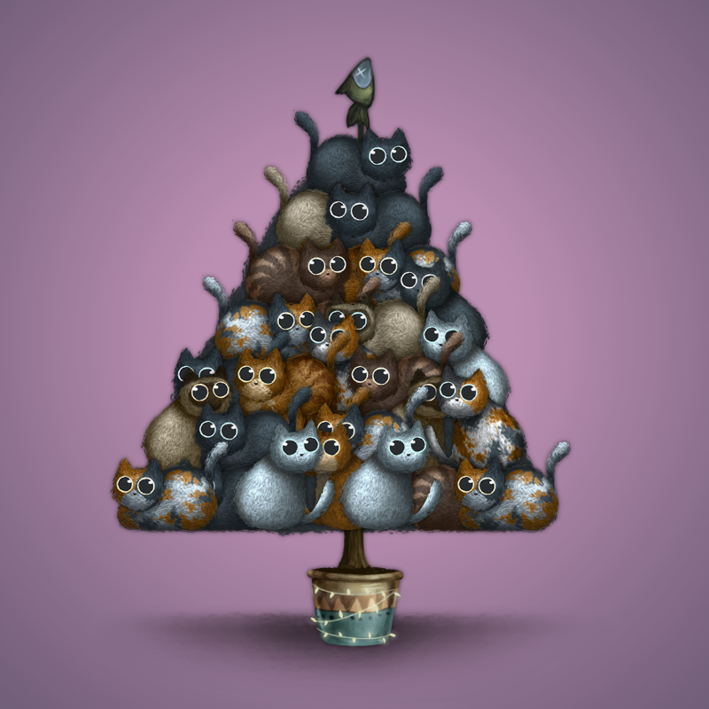 Fluffy Christmas Tree #31